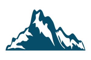 Mountain Line Art With Transparent Background png