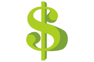 Green Dollar Icon Transparent Background png