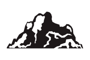 Mountain Line Art With Transparent Background png