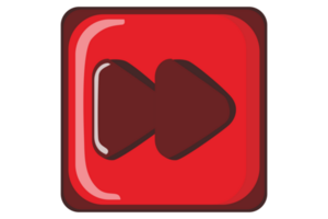 Music and Video Player button - Advance button png