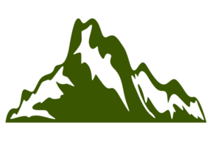 Mountain Line Art With Transparent Background png