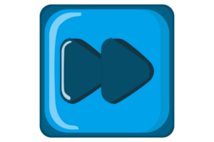 Music and Video Player button - Advance button png