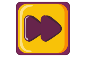 Music and Video Player button - Advance button png