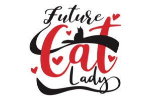 Cat Lover Quotes - Future Cat Lady png