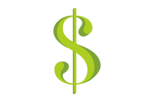 Green Dollar Icon Transparent Background png