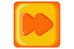 Music and Video Player button - Advance button png