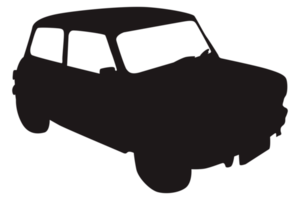 voiture silhouette avec transparent Contexte png