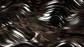 Seamless Tile of Metalic Wavy Abstract Background - . With the option to seamlessly tile on all sides to your desired size. photo
