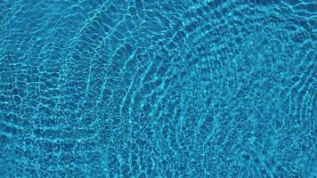 Topview from a drone over the surface of the pool video