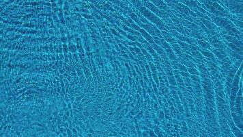 Topview from a drone over the surface of the pool video