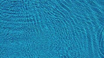 Topview from a drone over the surface of the pool video