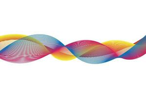 colorful gradient wave line. fluid abstract background. suitable for landing page and computer desktop wallpaper vector