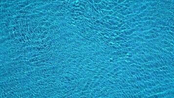 Topview from a drone over the surface of the pool video