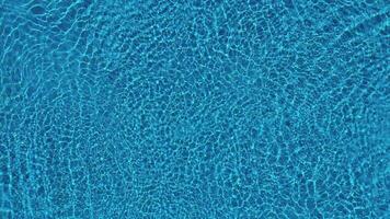 Topview from a drone over the surface of the pool video