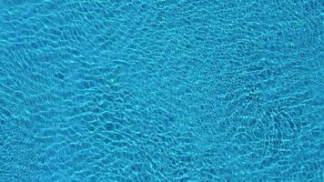 Topview from a drone over the surface of the pool video