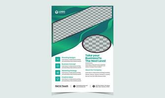 collection of modern design poster flyer brochure cover layout template with circle graphic elements and space for photo background vector