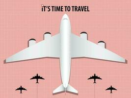 The symbol or picture of going out travel on a holiday in a simple, easy to understand manner. can be used easily. vector