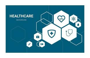 healthcare background illustration vector medical symbol