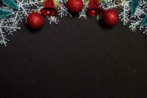 Decorative Christmas isolated on dark background photo