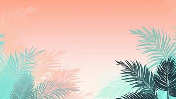 Summer tropical background. Illustration photo