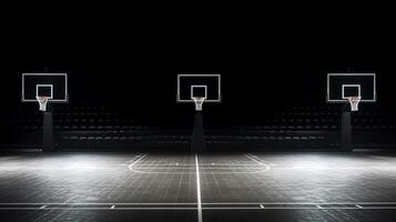 Basketball sport background. Illustration photo