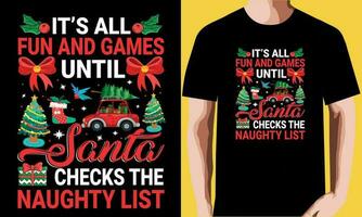 Christmas t shirt design vector