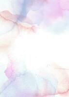 Minimal hand painted watercolour texture background vector