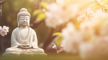 Buddha background. Illustration photo