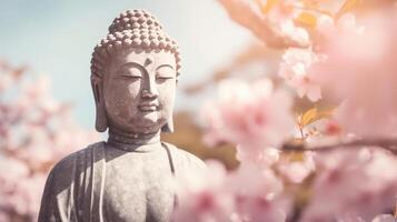 Buddha background. Illustration photo