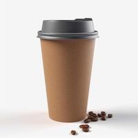 Coffee to go cup template Illustration photo