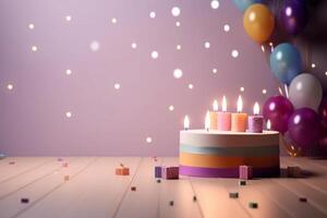 Happy Birthday Background. Illustration photo