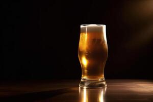 Beer glass. Illustration photo