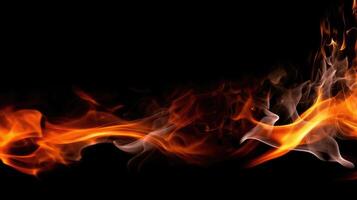 Fire background. Illustration photo