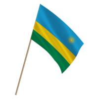 aislado nacional bandera de Ruanda png