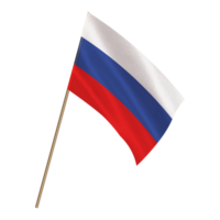 Isolated national flag of Russia png