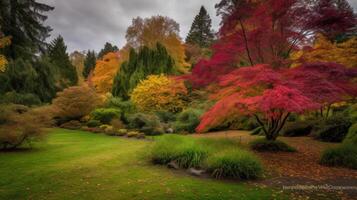 Autumn natural background. Illustration photo