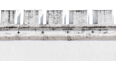 White ancient wall png