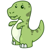 dinosaure de dessin animé mignon png