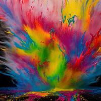 Abstract multicolor swirling background, Abstract colorful background with spiral, photo