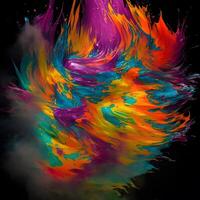 Abstract multicolor swirling background, Abstract colorful background with spiral, photo