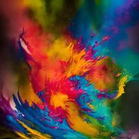 Abstract multicolor swirling background, Abstract colorful background with spiral, photo