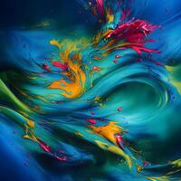 Abstract multicolor swirling background, Abstract colorful background with spiral, photo
