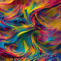 Abstract swirls wallpaper, Abstract wavy liquid background, Abstract geometric dynamic shapes of moving fluid flows background, photo