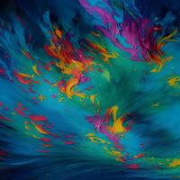 Abstract multicolor swirling background, Abstract colorful background with spiral, photo