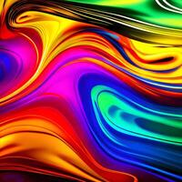 Abstract swirls wallpaper, Abstract wavy liquid background, Abstract geometric dynamic shapes of moving fluid flows background, photo