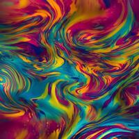 Abstract swirls wallpaper, Abstract wavy liquid background, Abstract geometric dynamic shapes of moving fluid flows background, photo