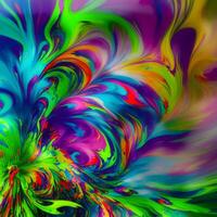 Abstract multicolor swirling background, Abstract colorful background with spiral, photo