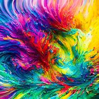 Abstract multicolor swirling background, Abstract colorful background with spiral, photo