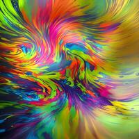 Abstract multicolor swirling background, Abstract colorful background with spiral, photo