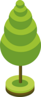 tree isometric perspective png